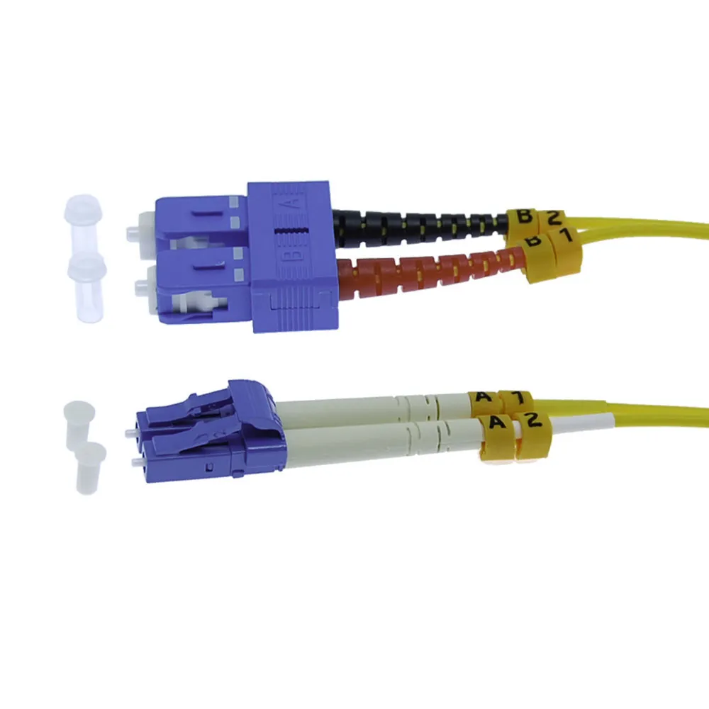 10m LC-SC Duplex Singlemode 9/125 Fiber Optic Cable