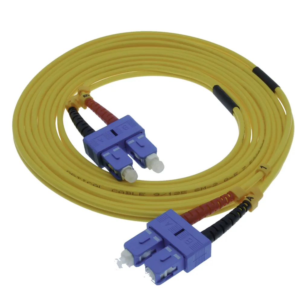 1m SC-SC Duplex Singlemode 9/125 Fiber Optic Cable