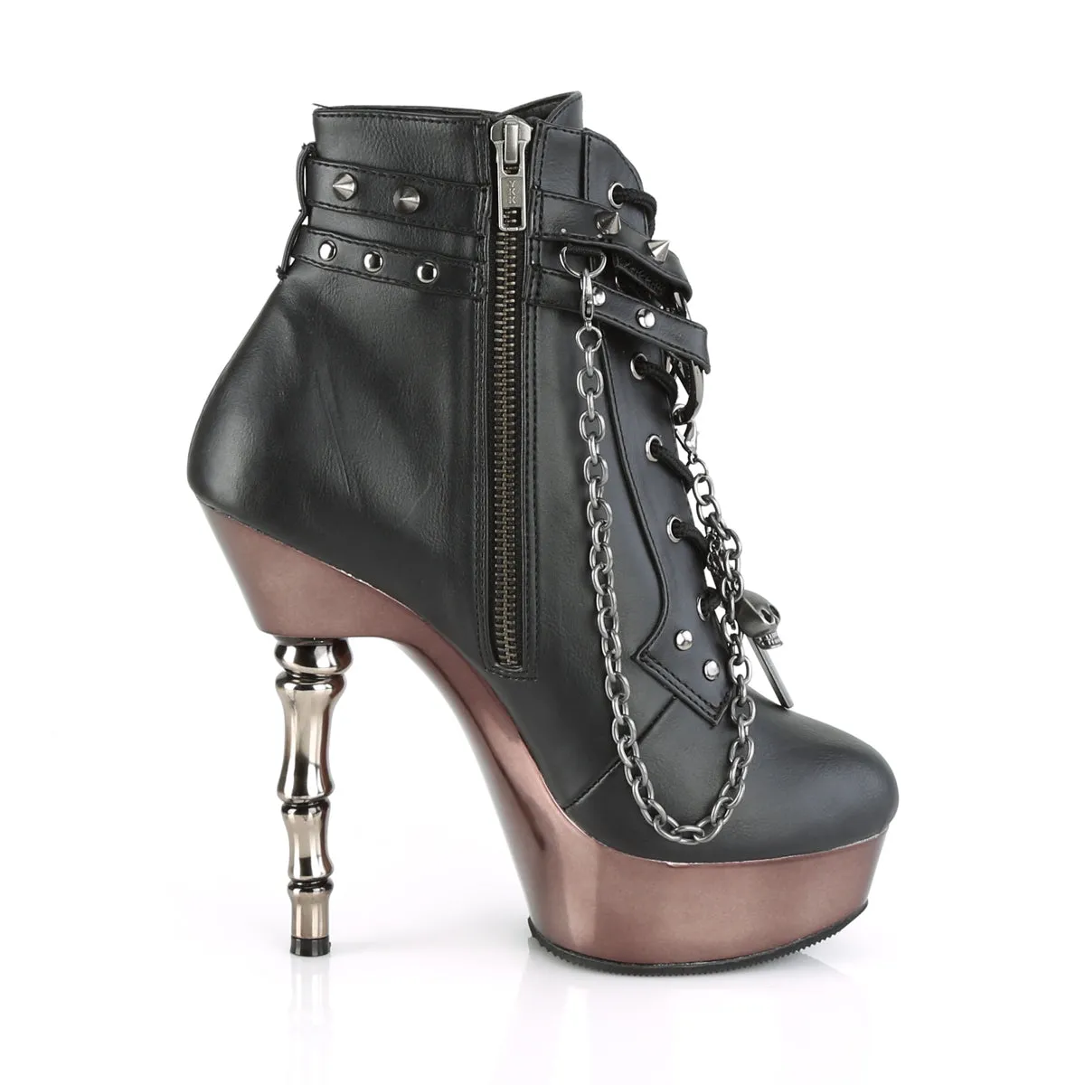 5 Inch Heel MUERTO-1001 Black