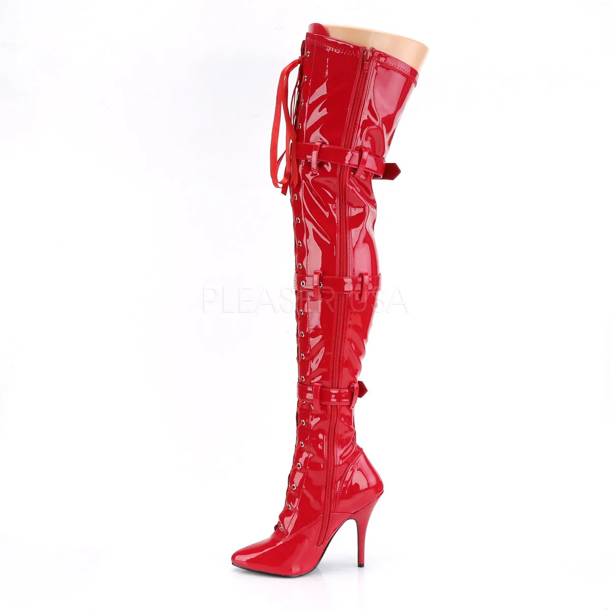 5 Inch Heel SEDUCE-3028 Red Pat