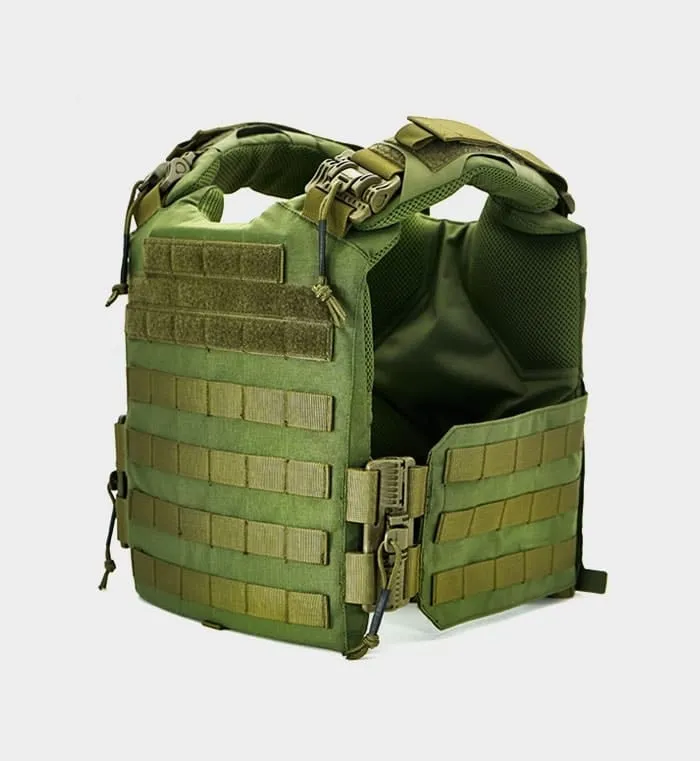 Ace Link Armor Quadrelease Ultra   2x Level III 11"x14" Plates   2x Level IIIA 6"x13" Side Panels