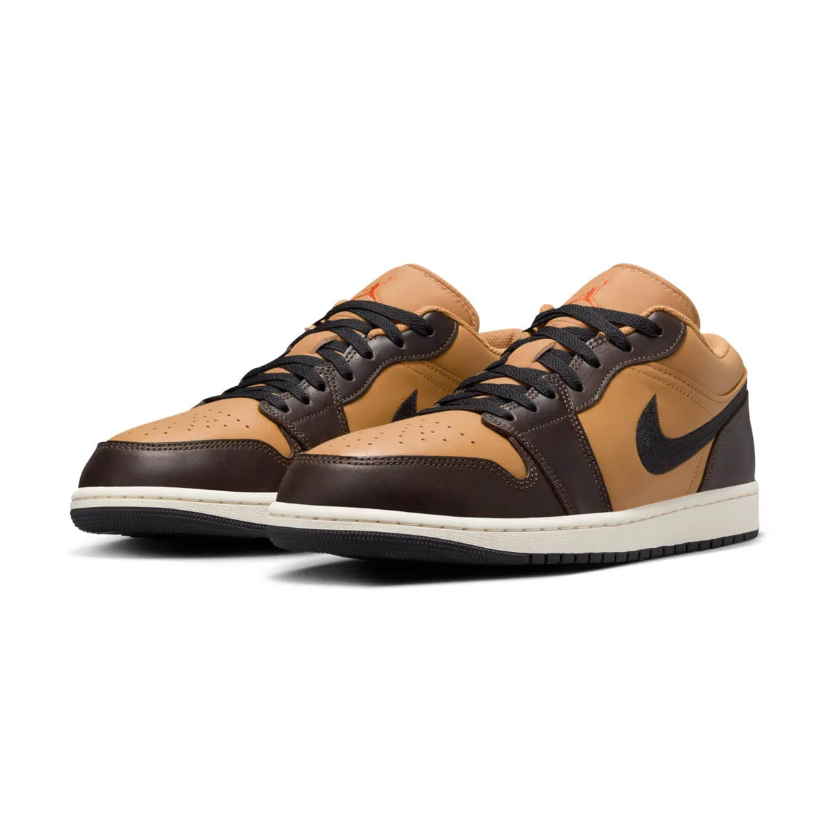 Air Jordan 1 Low 'Flax Baroque Brown' Big Kids' Shoes