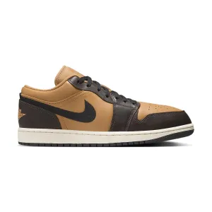 Air Jordan 1 Low 'Flax Baroque Brown' Big Kids' Shoes