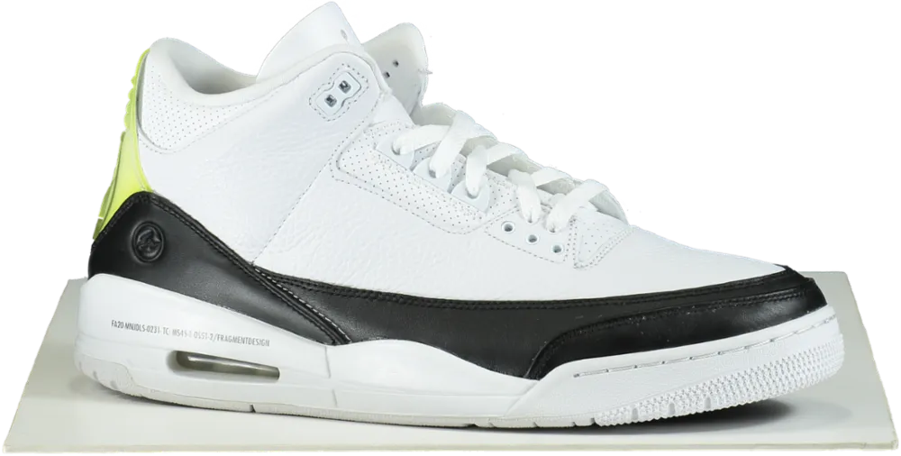 Air Jordan DA3595 White/Black Retro 3 SP Trainers 👟 UK 11.5  👟