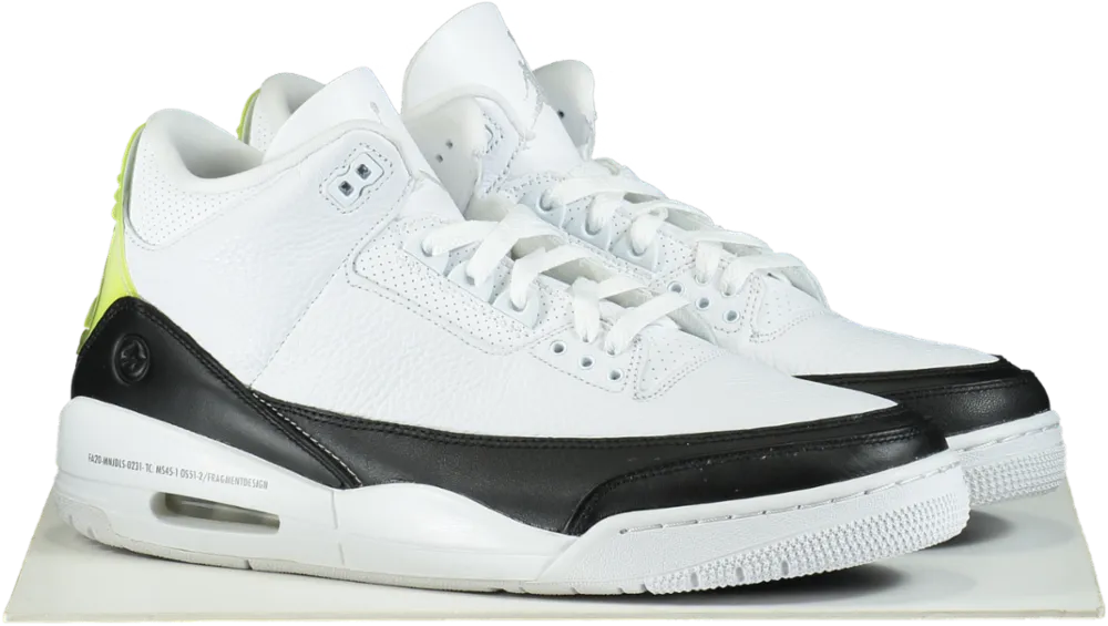 Air Jordan DA3595 White/Black Retro 3 SP Trainers 👟 UK 11.5  👟