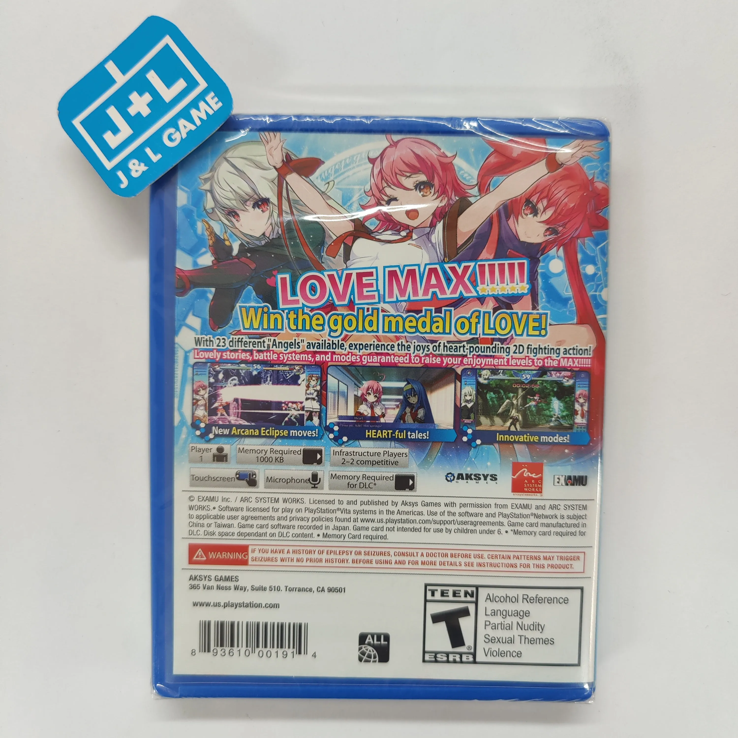 Arcana Heart 3: LOVE MAX!!!!! - (PSV) PlayStation Vita