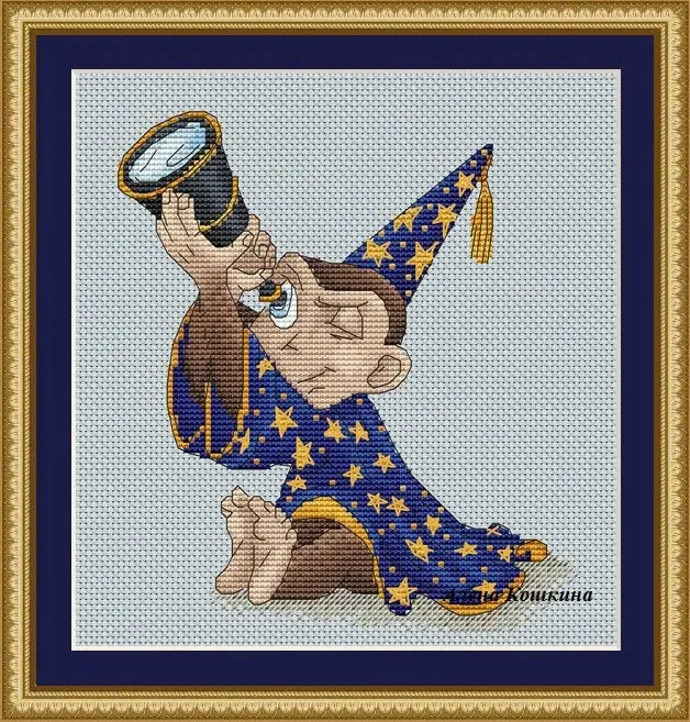 Astrologer - PDF Cross Stitch Pattern