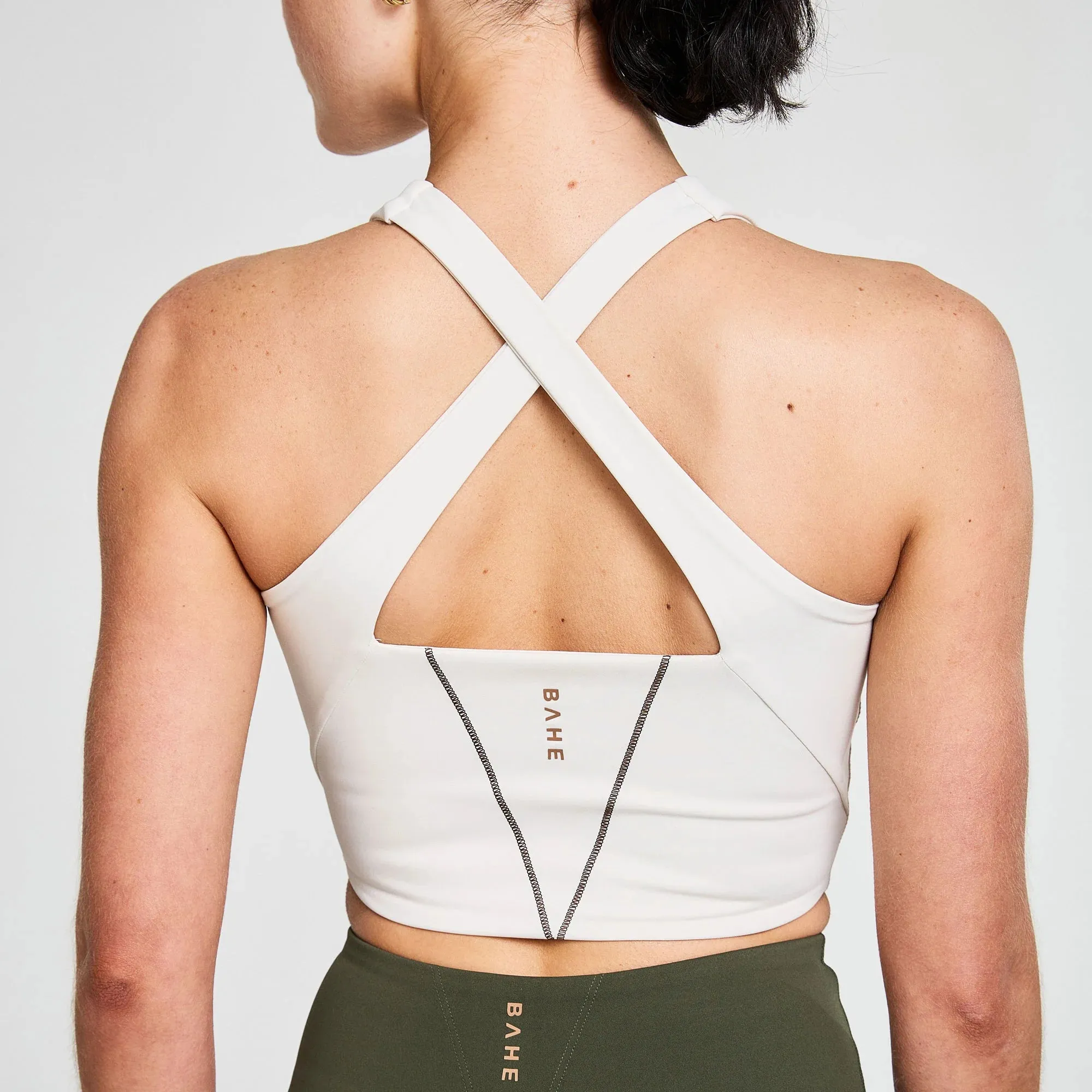 BAHE Attune Cross Back Top - Coconut