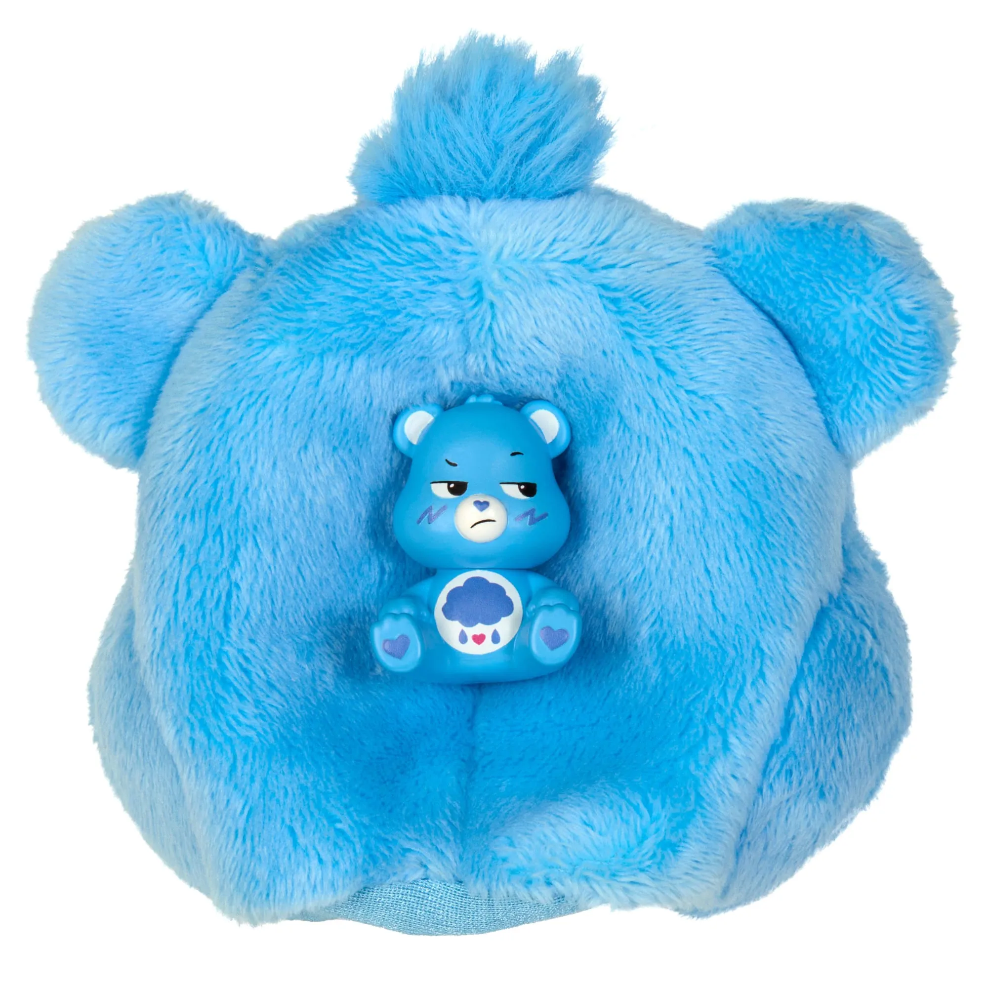 Barbie Cutie Reveal Care Bears Series Doll & Accessories in Grumpy Bear Plush Costume, 10 Surprises