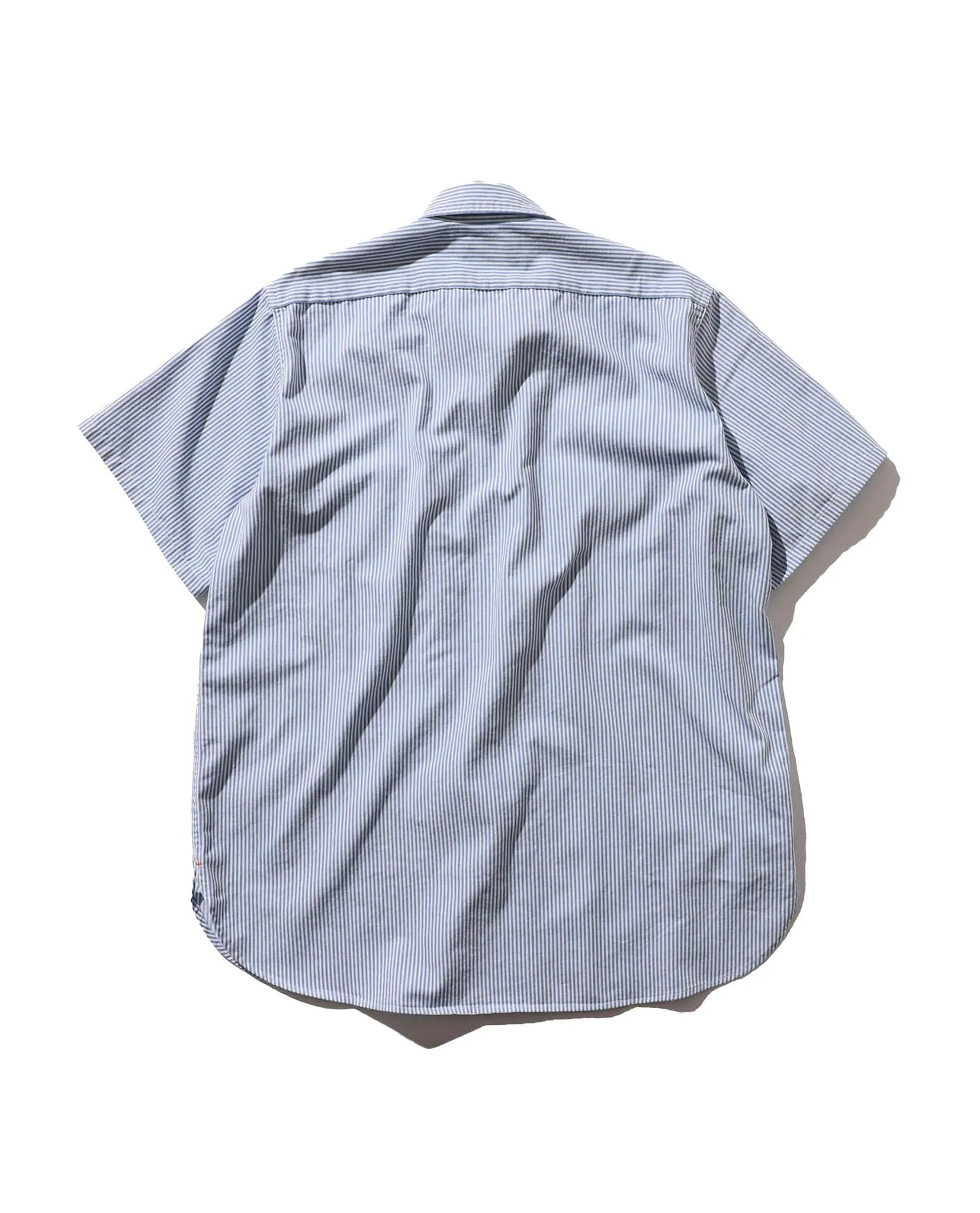 Beams Plus Work Short Sleeve Stripe COOLMAX®