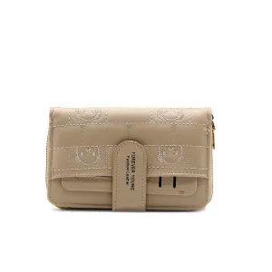 Beige Casual Wallet W00W00029