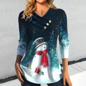 BerryBetty - Casual Christmas Blouse