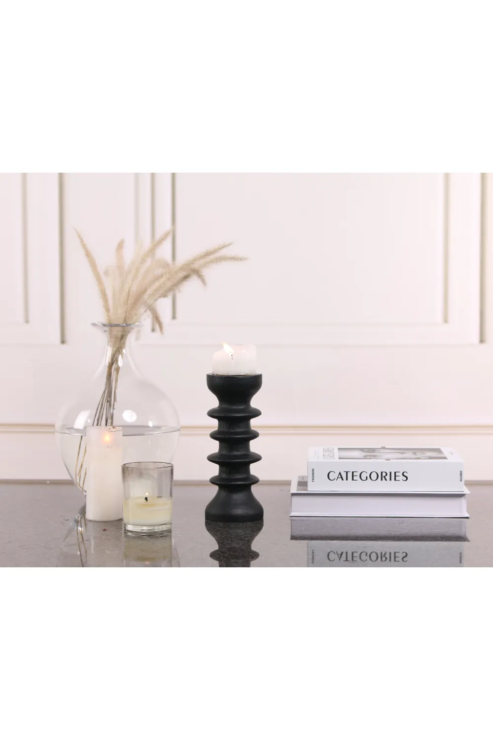 Black Candle Holder | Liang & Eimil Genaro