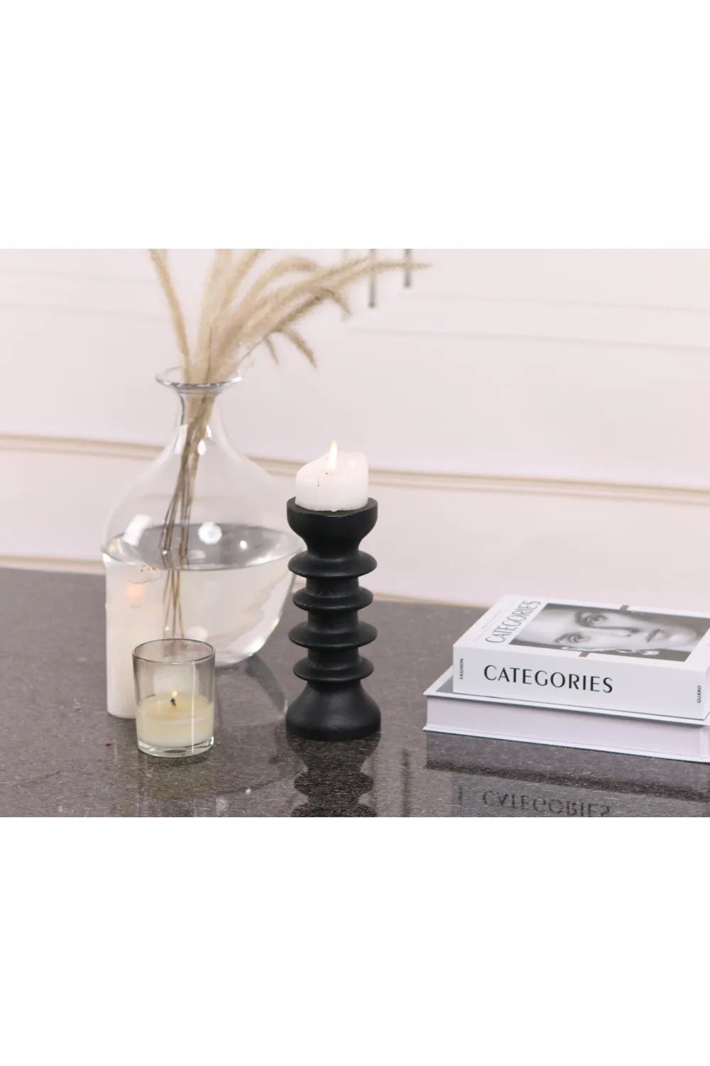 Black Candle Holder | Liang & Eimil Genaro