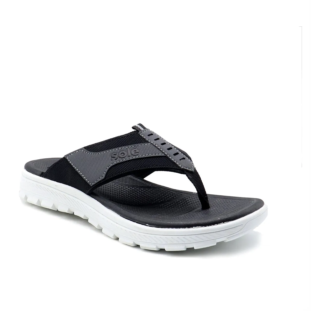 Black Casual Chappal MKT100001