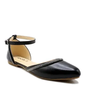 Black Casual Sling Back L00900006