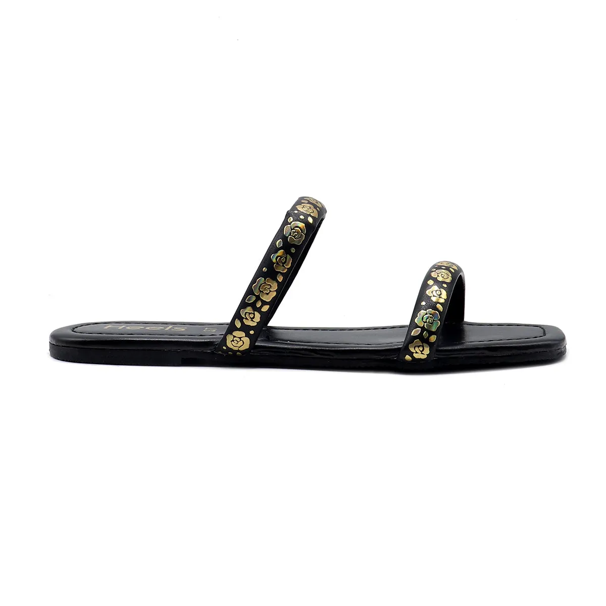 Black Casual Slipper 000376