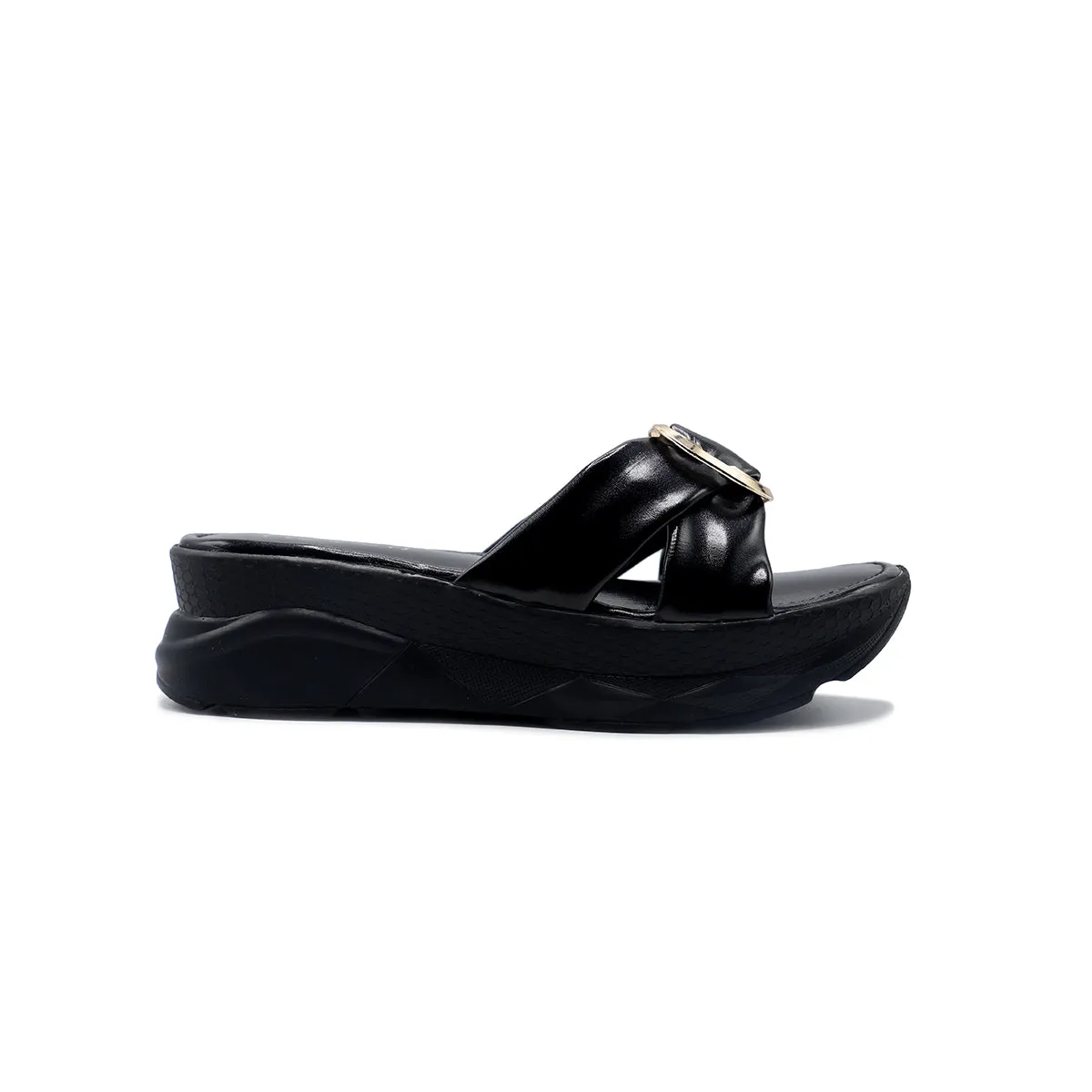 Black Casual Slipper 074179