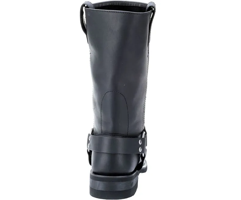 Black Leather "Darren" Cruising Boots