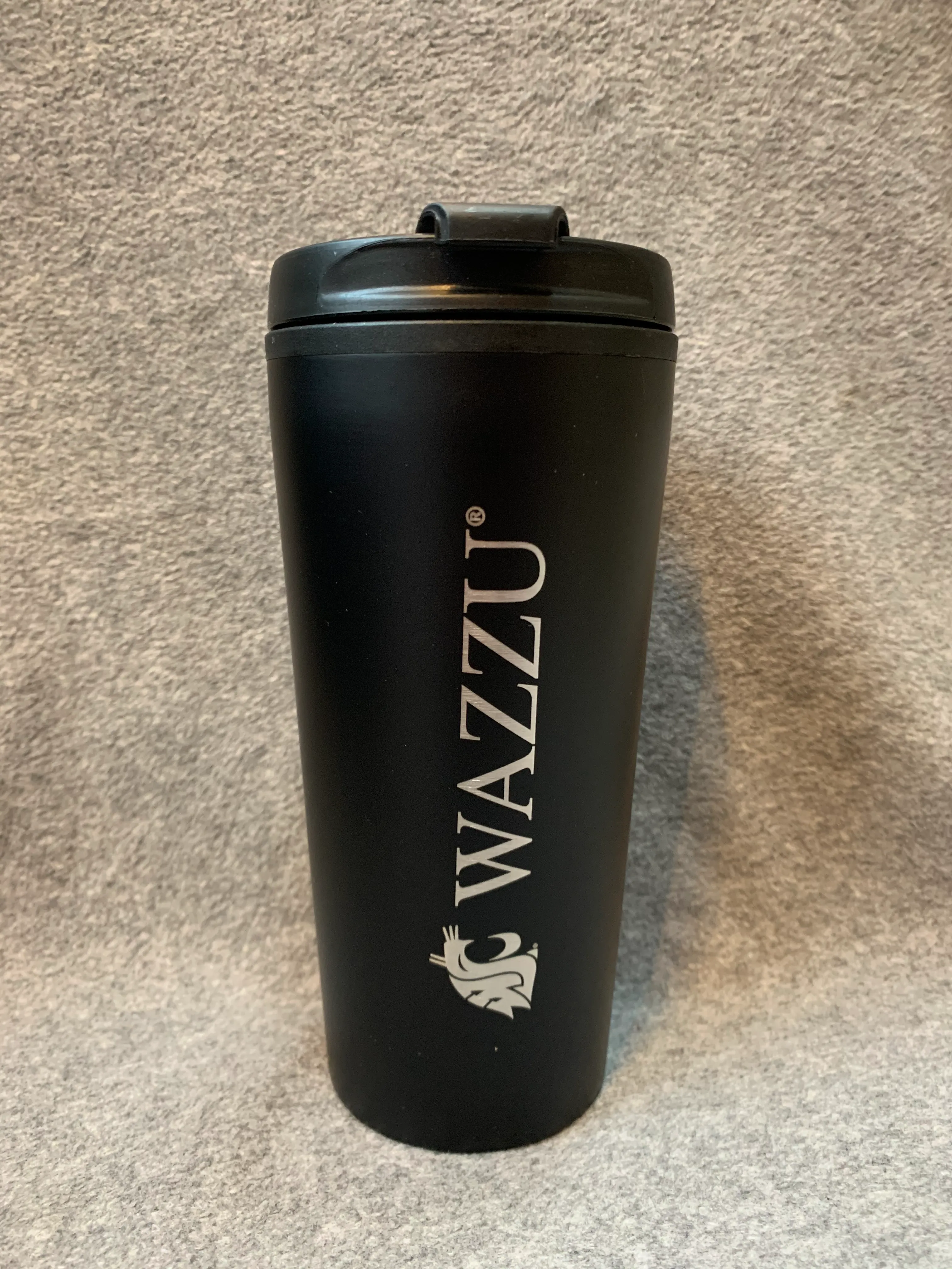 Black WAZZU Tumbler Mug