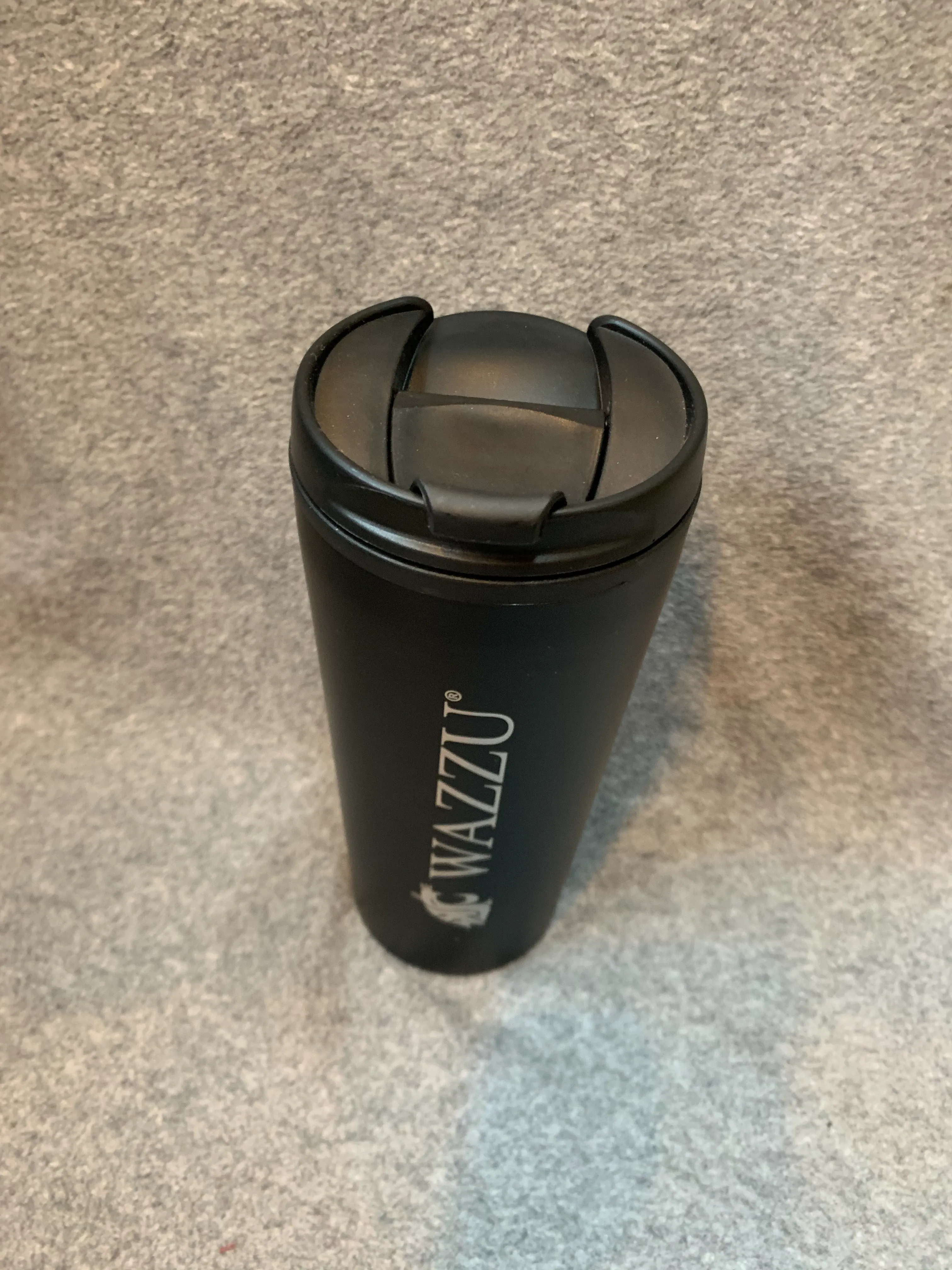 Black WAZZU Tumbler Mug