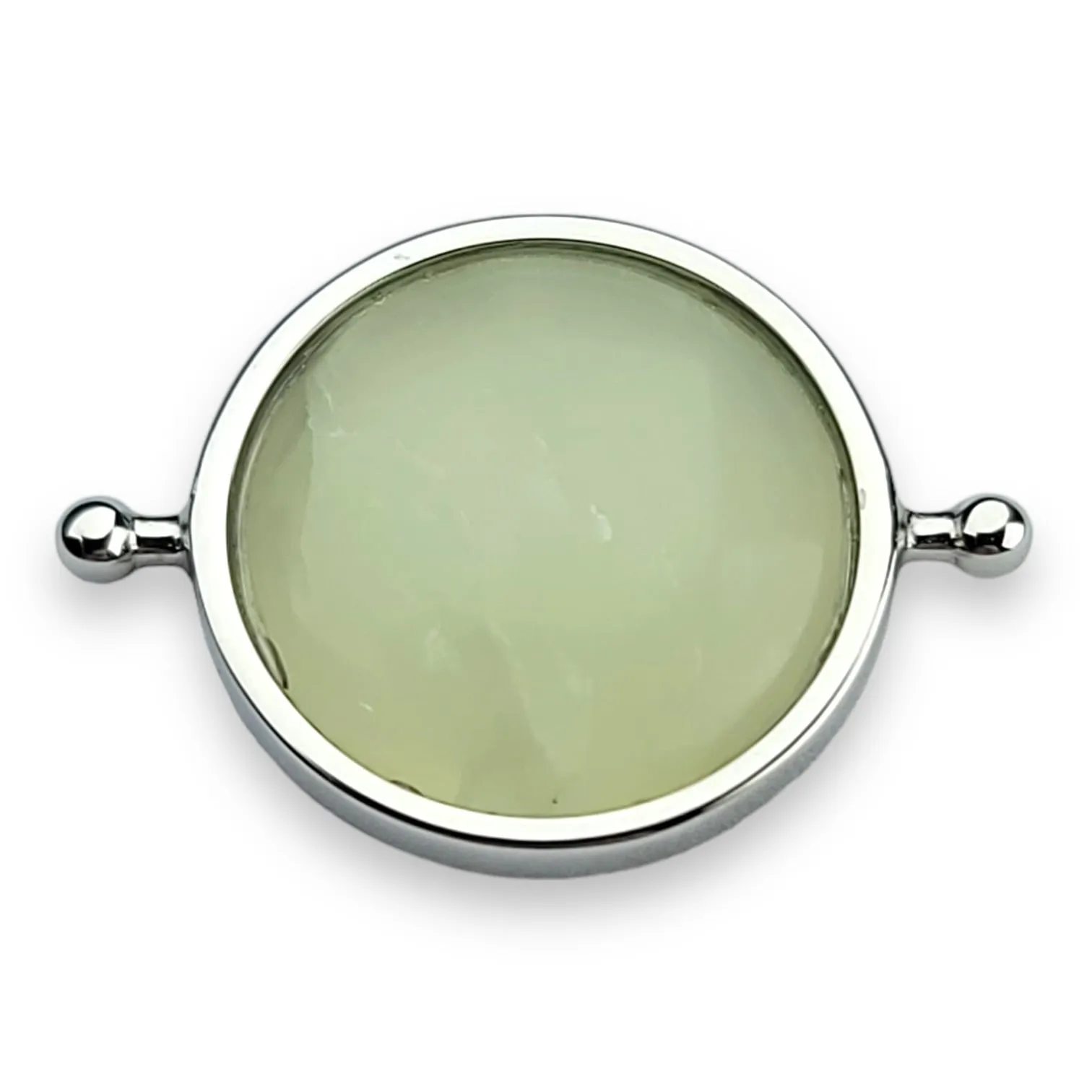 Butter Jade Round Crystal Element