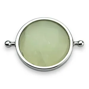 Butter Jade Round Crystal Element