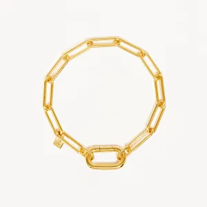 By Charlotte With Love Annex Link Bracelet, Gold