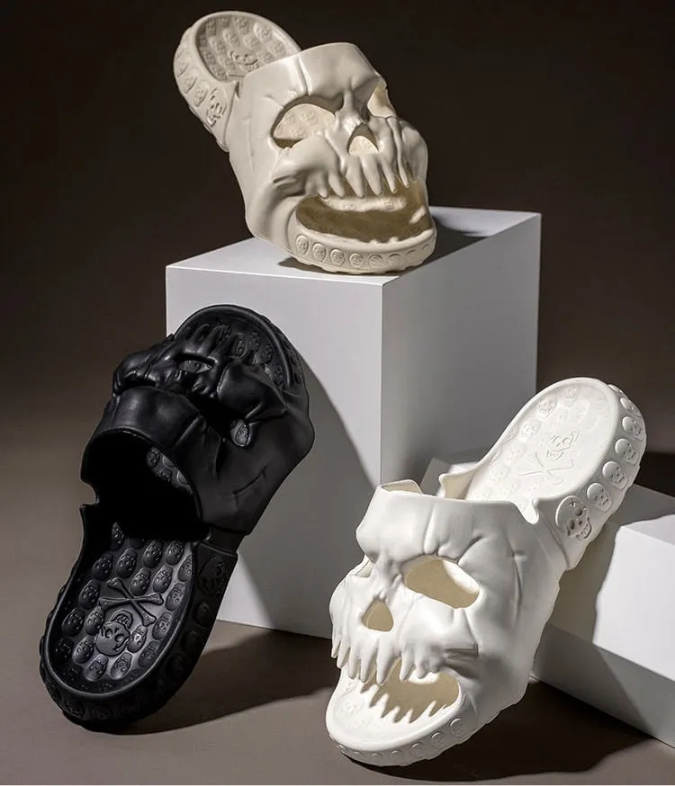 Casual Outdoor Skull Crocs