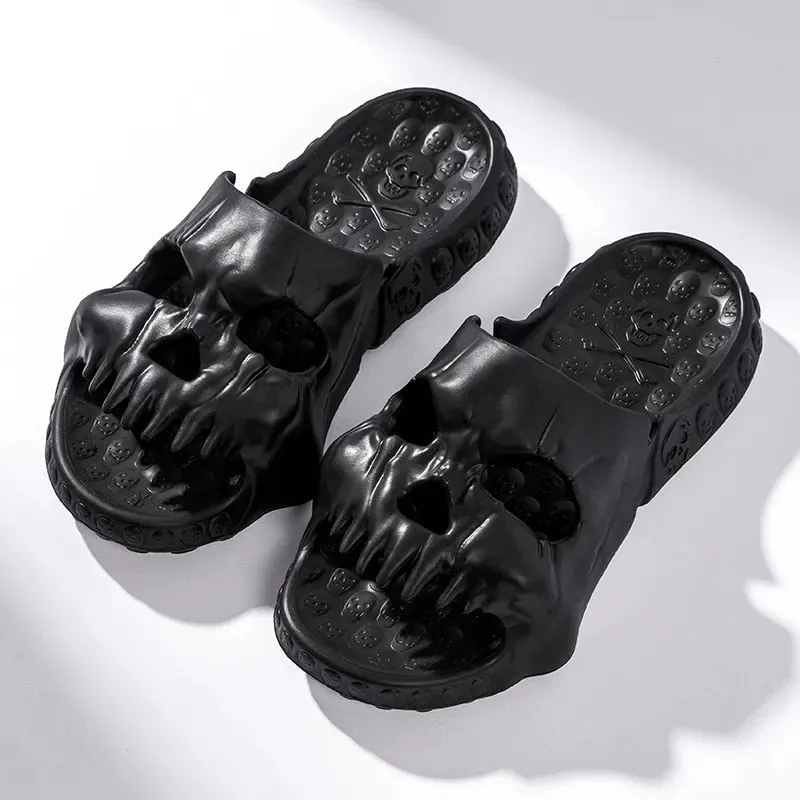 Casual Outdoor Skull Crocs