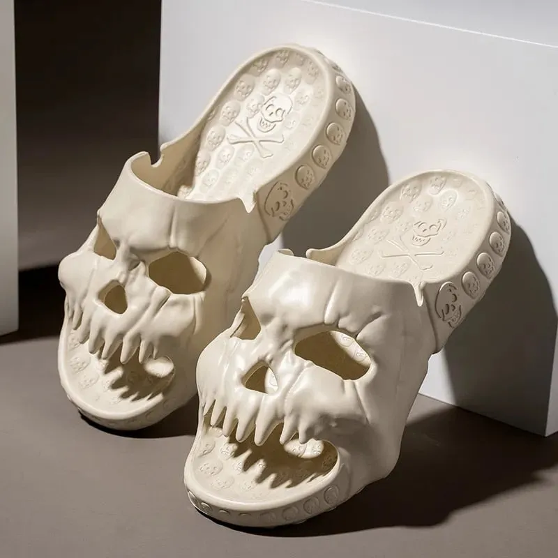 Casual Outdoor Skull Crocs