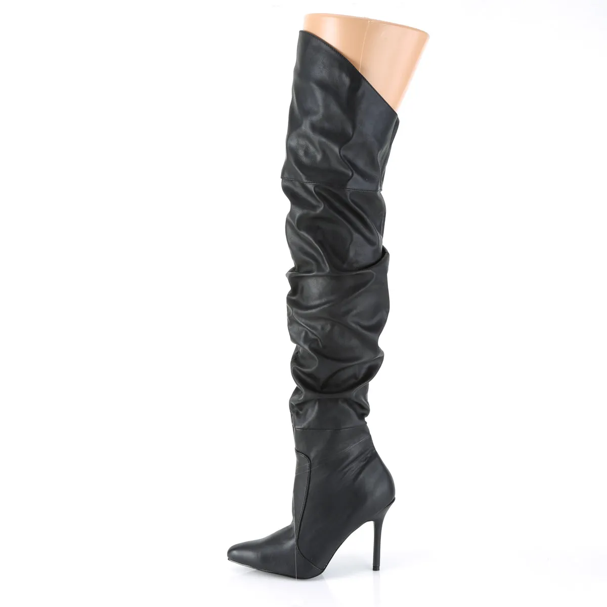 CLASSIQUE-3011 Thigh High Scrunch Sexy Boot