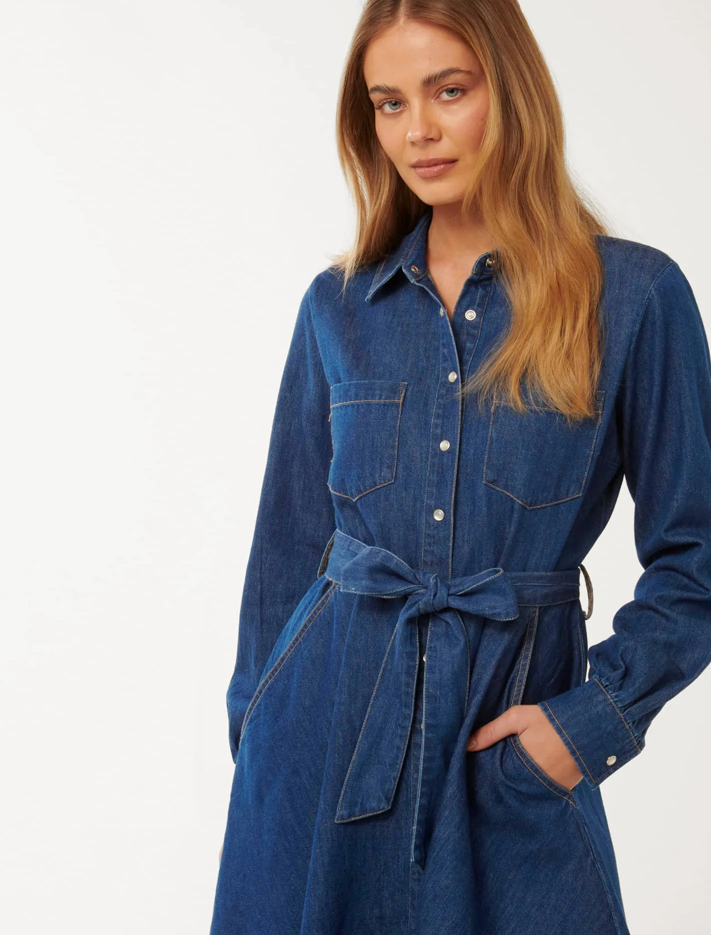 Colette Denim Shirt Dress