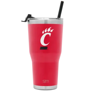 Collegiate Cruiser Tumbler with Flip Lid and Straw