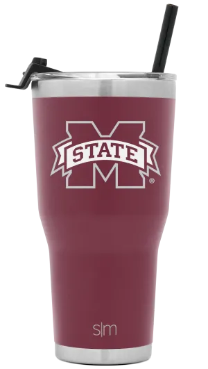 Collegiate Cruiser Tumbler with Flip Lid and Straw