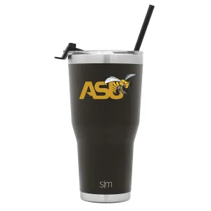 Collegiate Cruiser Tumbler with Flip Lid and Straw