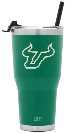 Collegiate Cruiser Tumbler with Flip Lid and Straw