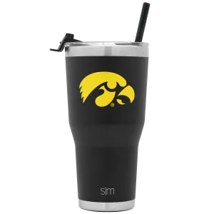 Collegiate Cruiser Tumbler with Flip Lid and Straw