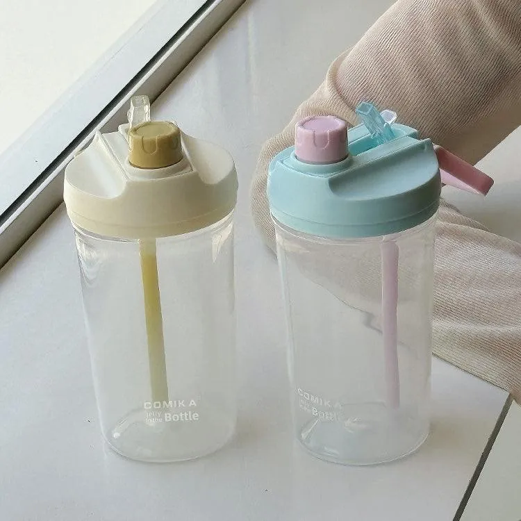 COMIKA Summer Delight Leak-Proof Straw Bottle