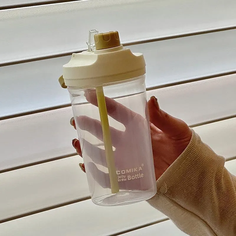 COMIKA Summer Delight Leak-Proof Straw Bottle