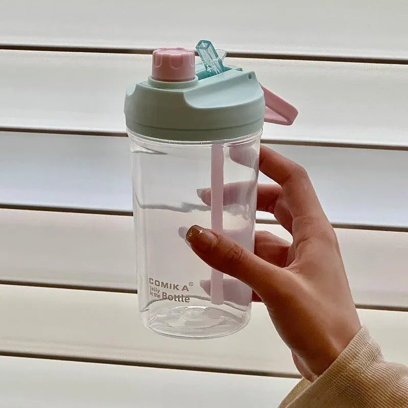 COMIKA Summer Delight Leak-Proof Straw Bottle