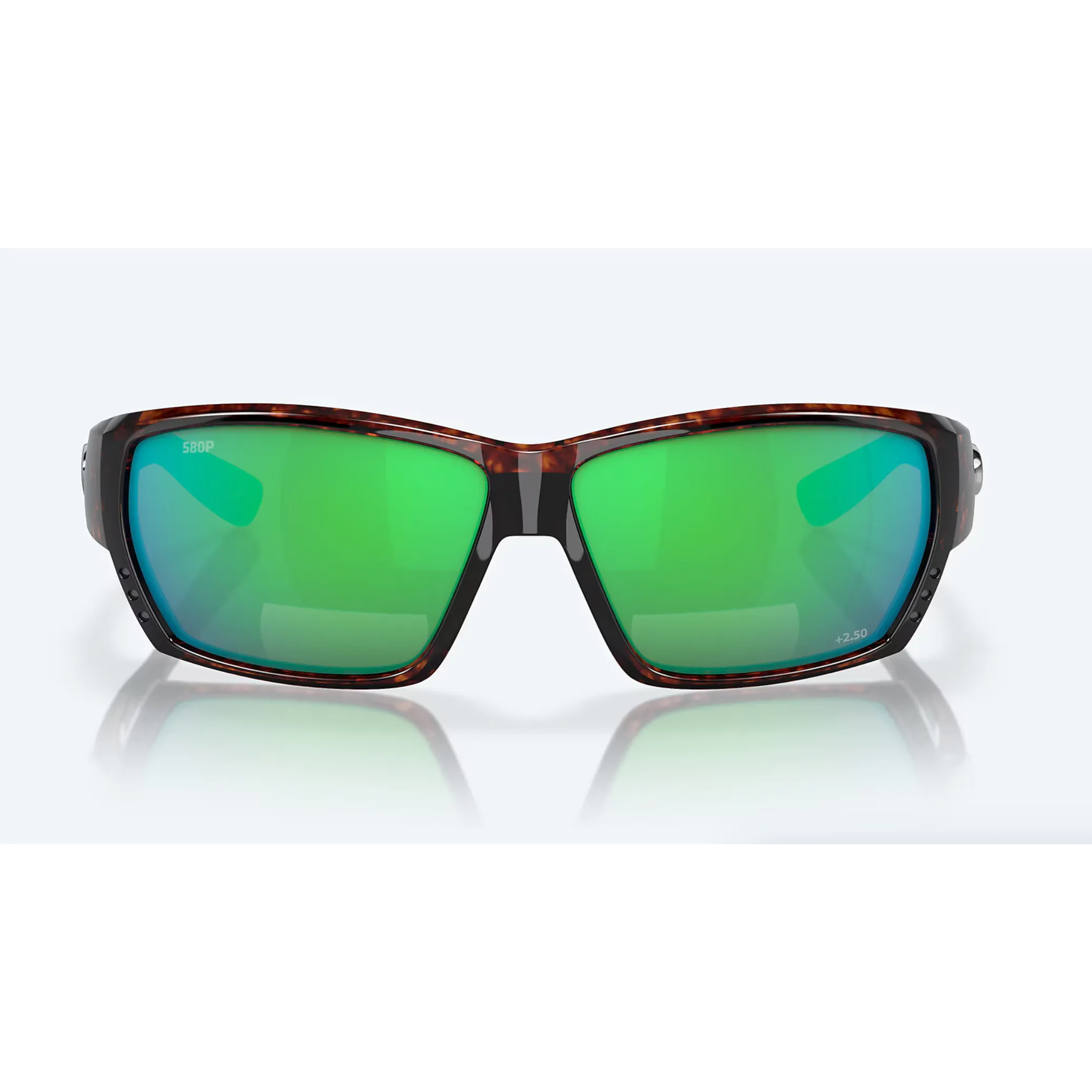 Costa Tuna Alley Readers Tortoise/Green Mirror 580P  2.00