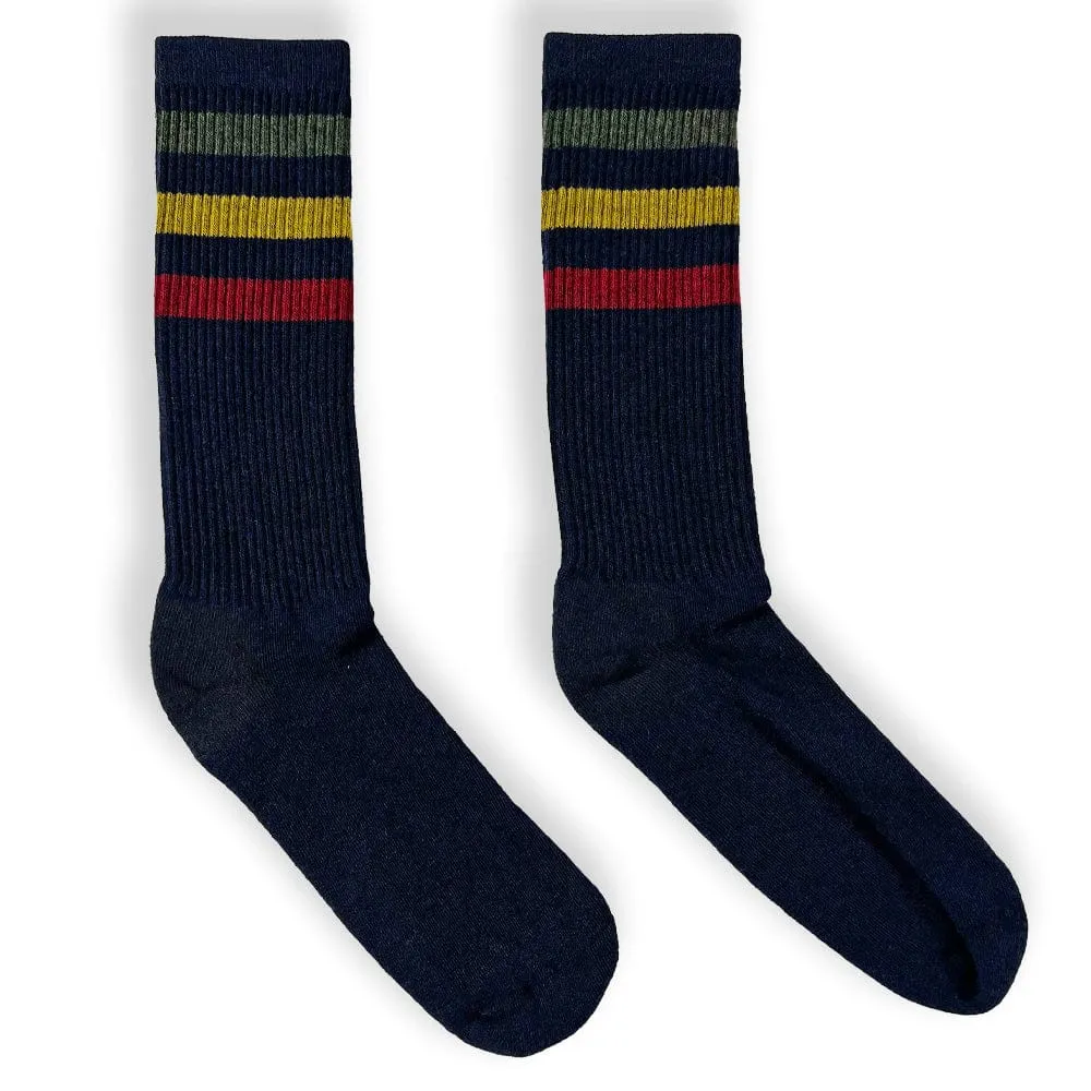 Frontier Wool Socks - Navy