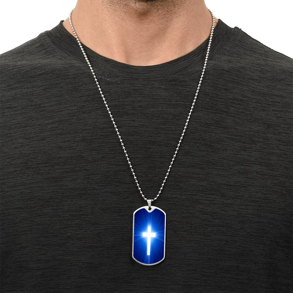 Glowing Cross Christian Necklace