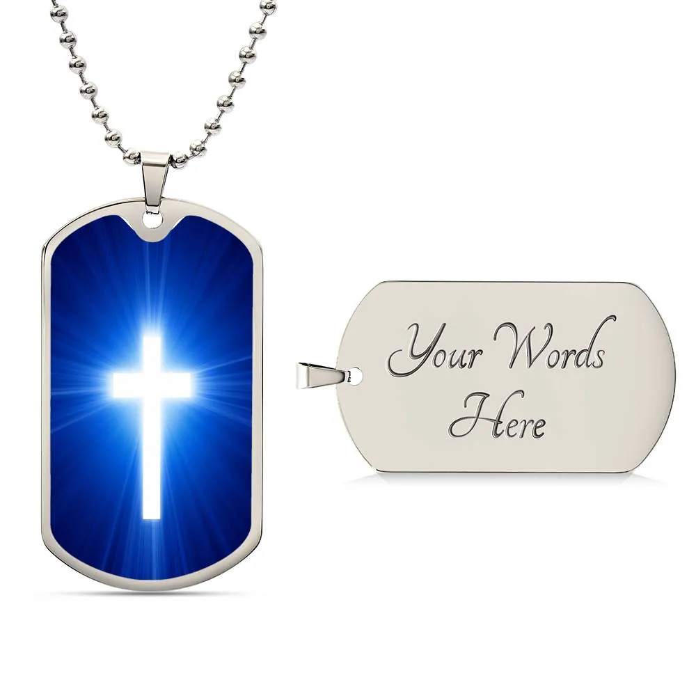 Glowing Cross Christian Necklace