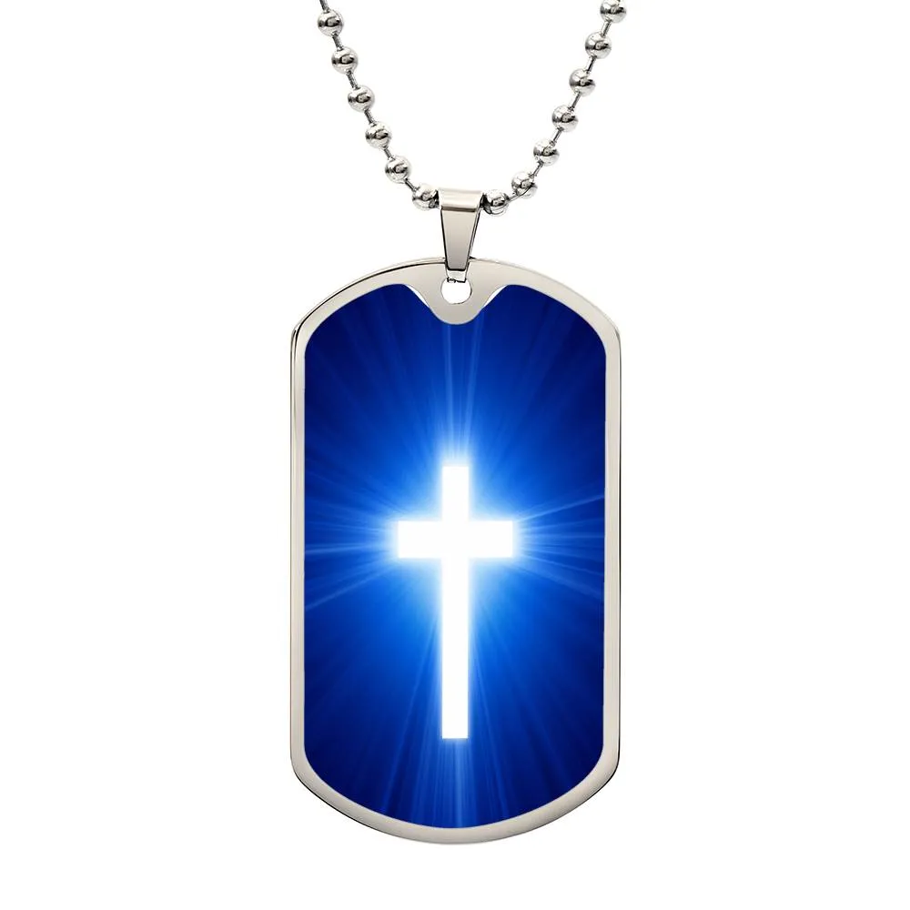 Glowing Cross Christian Necklace