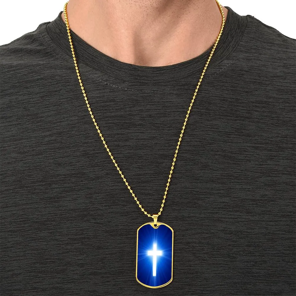 Glowing Cross Christian Necklace