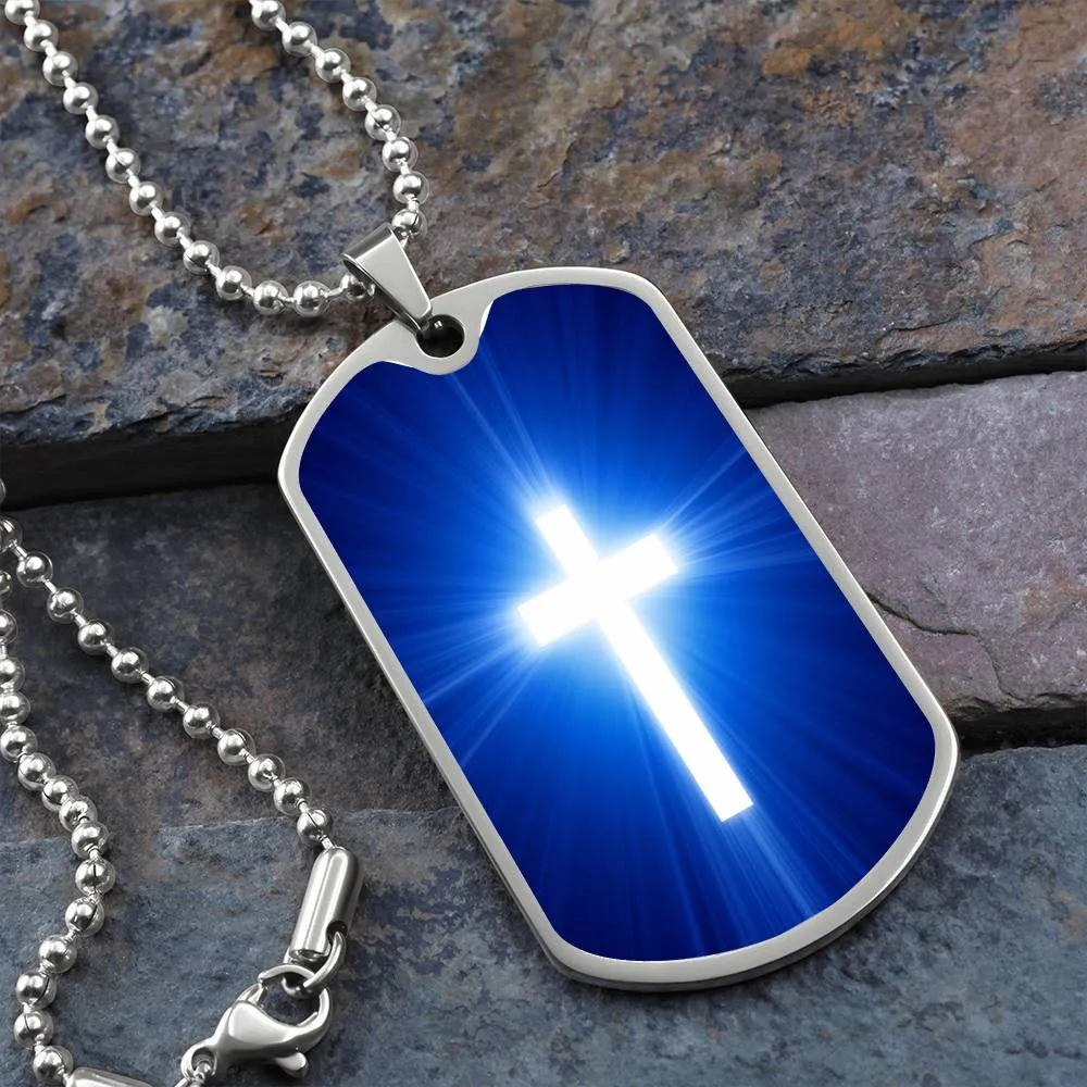 Glowing Cross Christian Necklace