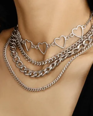 Heart Multilayer Necklace