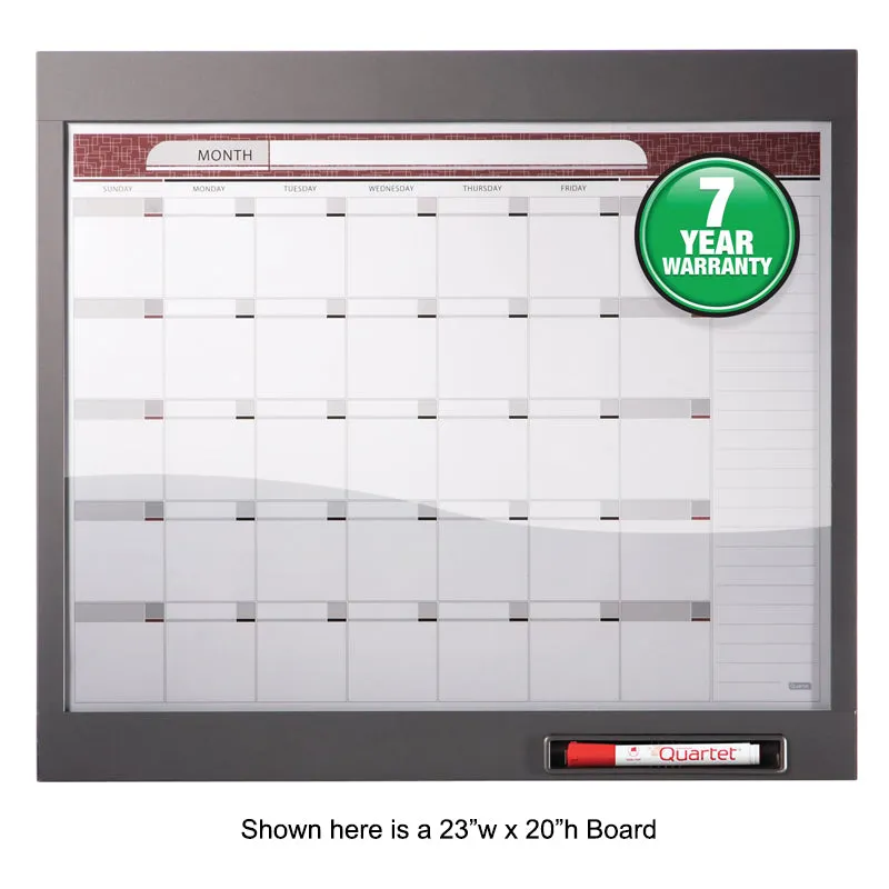 InView Customizable Whiteboard, Graphite Frame